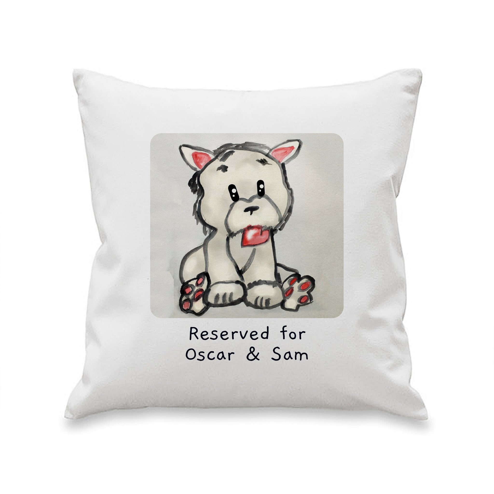 Personalised Childrens Drawing Photo Upload Cushion: 6 - Cushions By Gift Moments