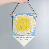 Personalised Childrens Drawing Photo Upload Hanging Banner: 6 - Banners By Gift Moments