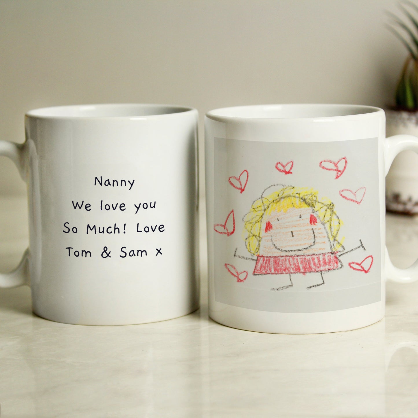Personalised Childrens Drawing Photo Upload Mug: 3 - Mugs By Gift Moments