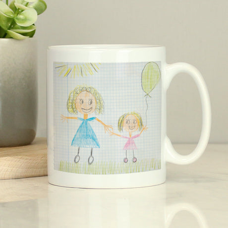 Personalised Childrens Drawing Photo Upload Mug: 8 - Mugs By Gift Moments