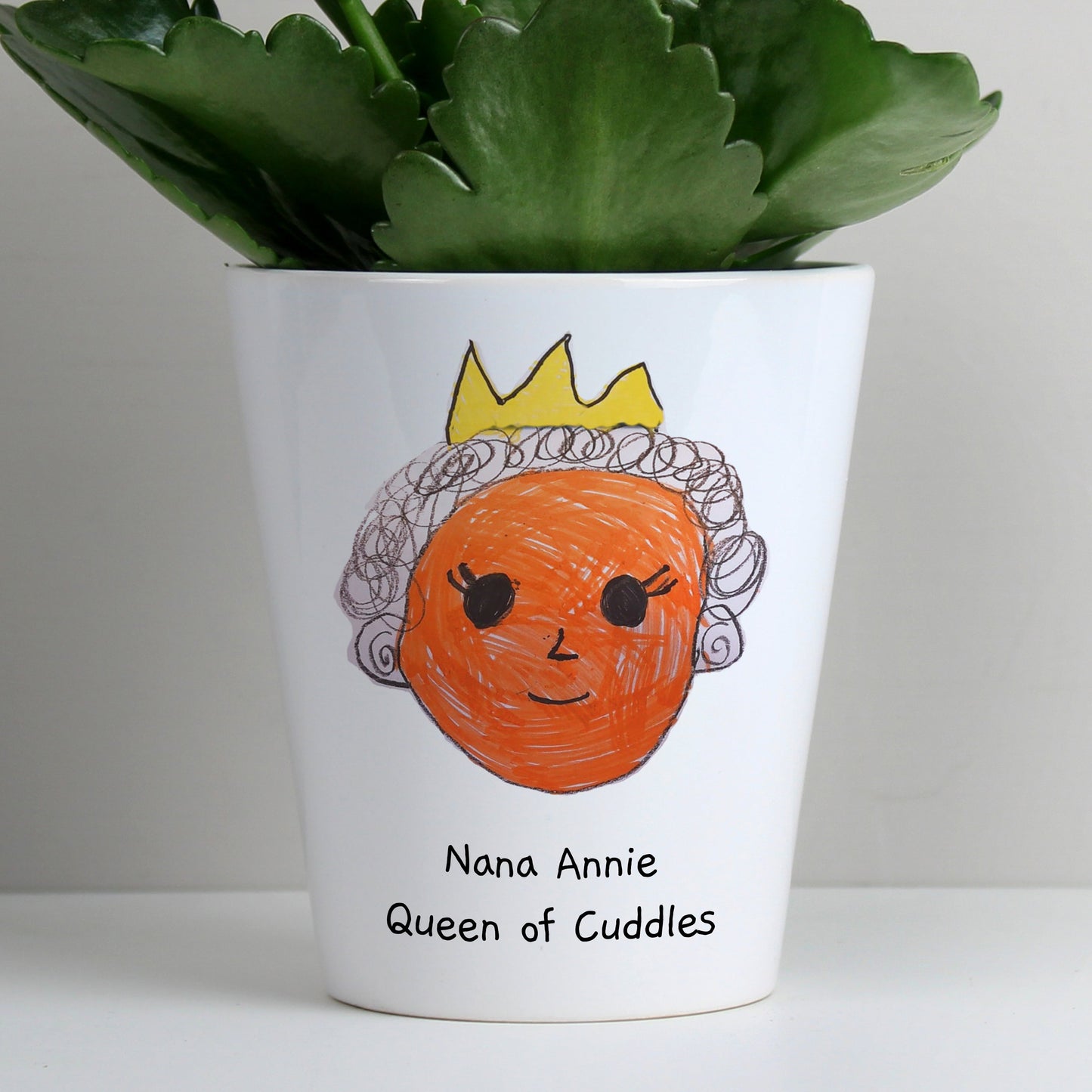 Personalised Childrens Drawing Photo Upload Plant Pot: 7 - Pots & Planters By Gift Moments