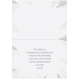 Personalised Christening Card: 3 - Greeting Cards By Gift Moments