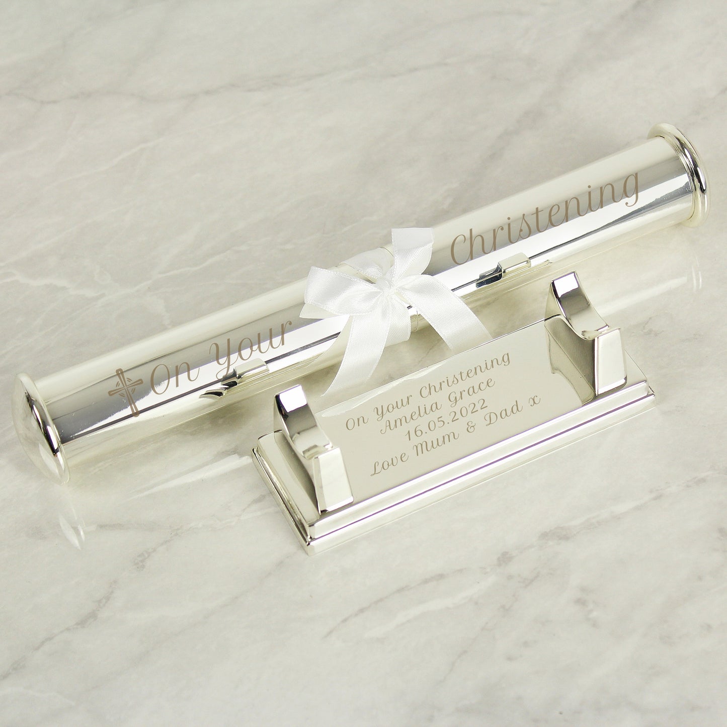 Personalised On Your Christening Certificate Holder: 5 - Certificate Holders By Gift Moments