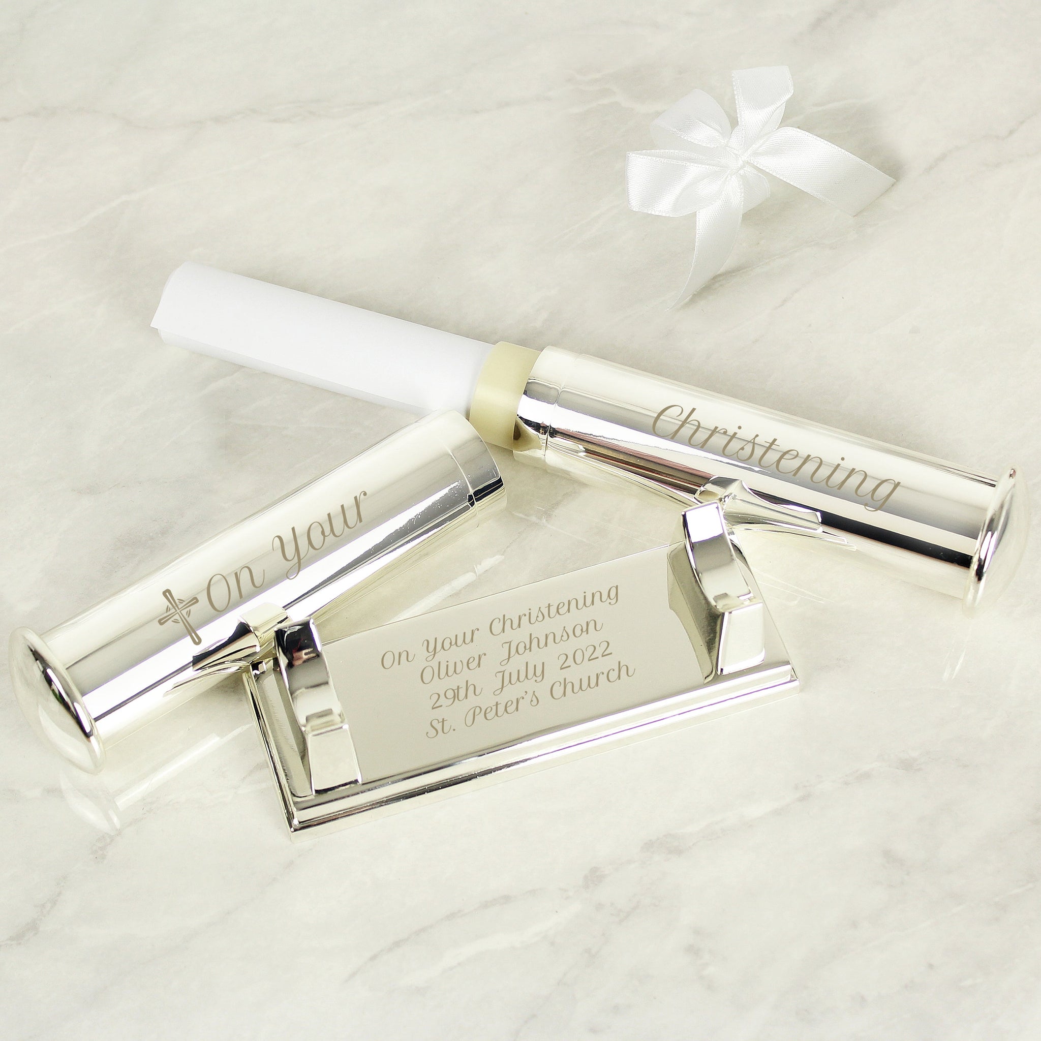 Personalised On Your Christening Certificate Holder: 1 - Certificate Holders By Gift Moments