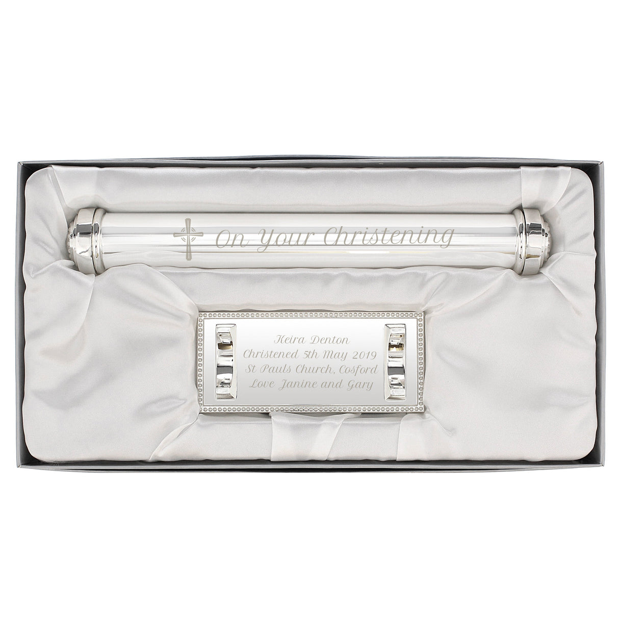 Personalised On Your Christening Certificate Holder: 3 - Certificate Holders By Gift Moments