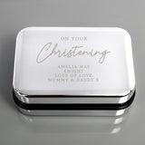 Personalised Christening Necklace Box: 1 - Trinket Boxes By Gift Moments