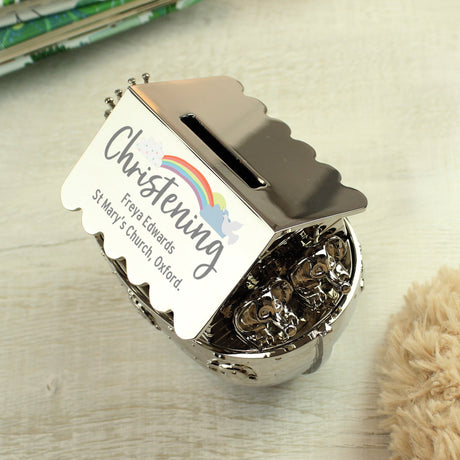 Personalised Christening Noahs Ark Money Box: 3 - Money Boxes By Gift Moments