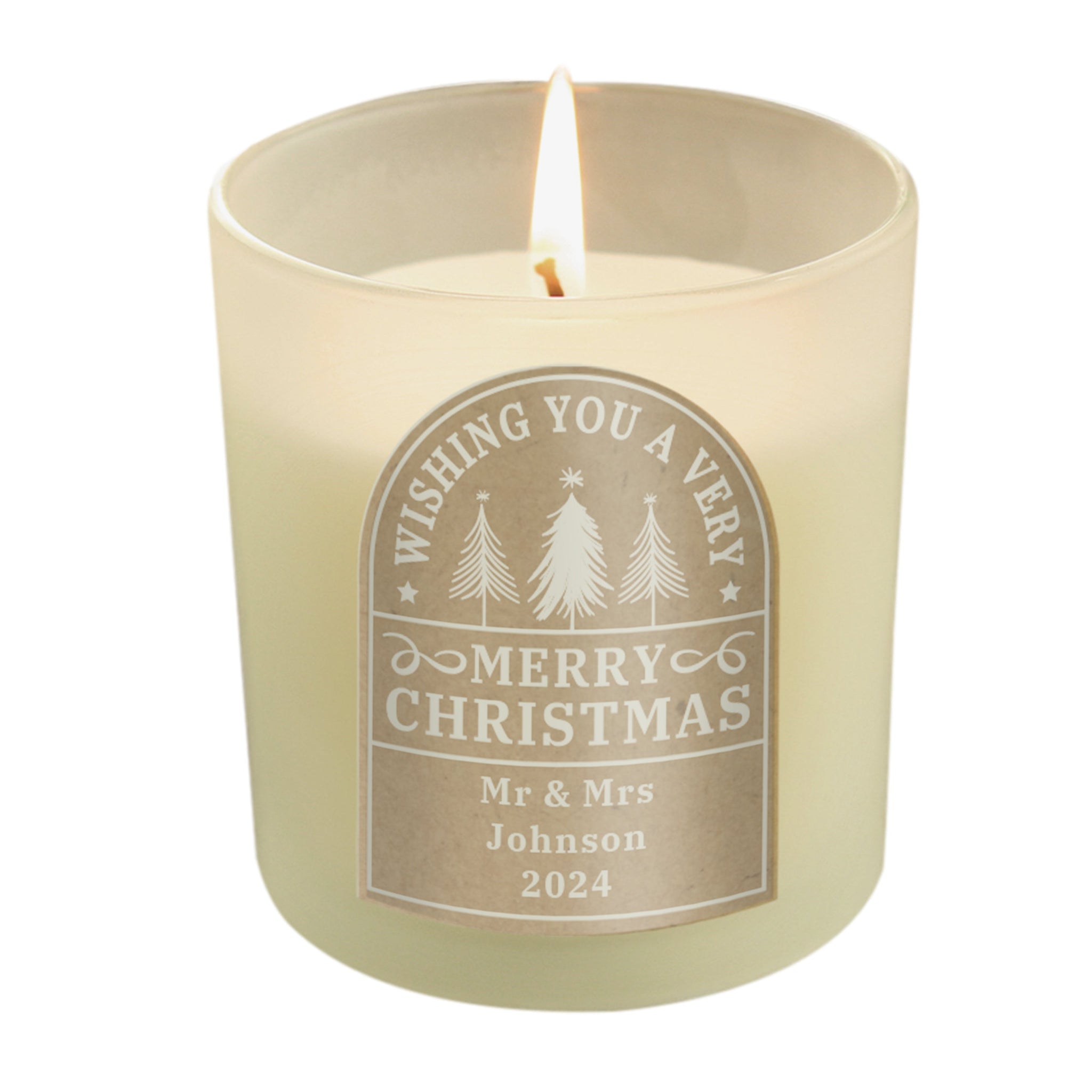 Personalised Christmas Candle Jar: 5 - Candle Holders By Gift Moments