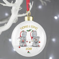 Personalised Me to You Christmas Couple’s Bauble - Shop Christmas Baubles At Gift Moments - 1