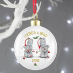 Personalised Me to You Christmas Couple’s Bauble - Shop Christmas Baubles At Gift Moments - 5
