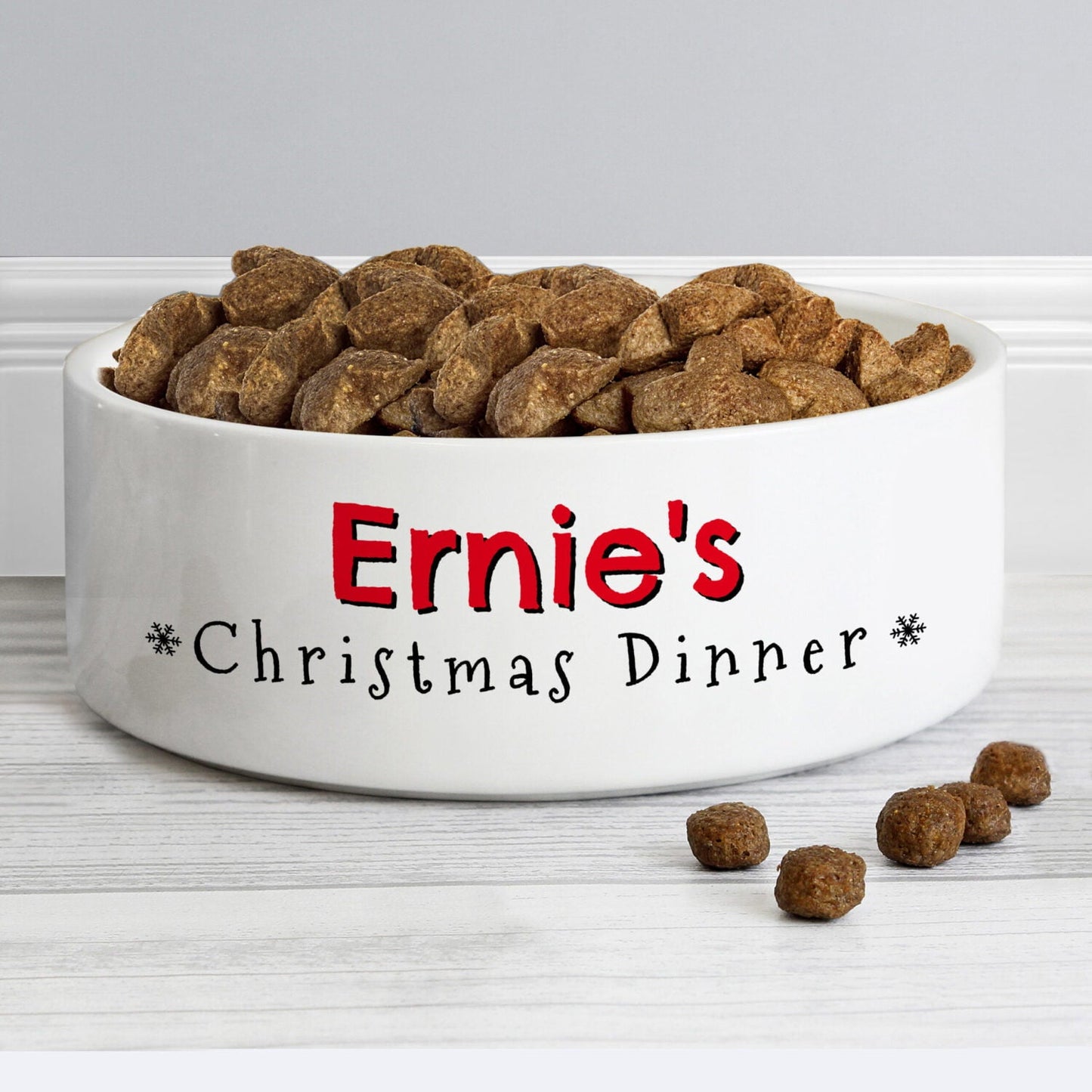 Personalised Christmas Dinner 14cm Medium Pet Bowl: 2 - Pet Products By Gift Moments