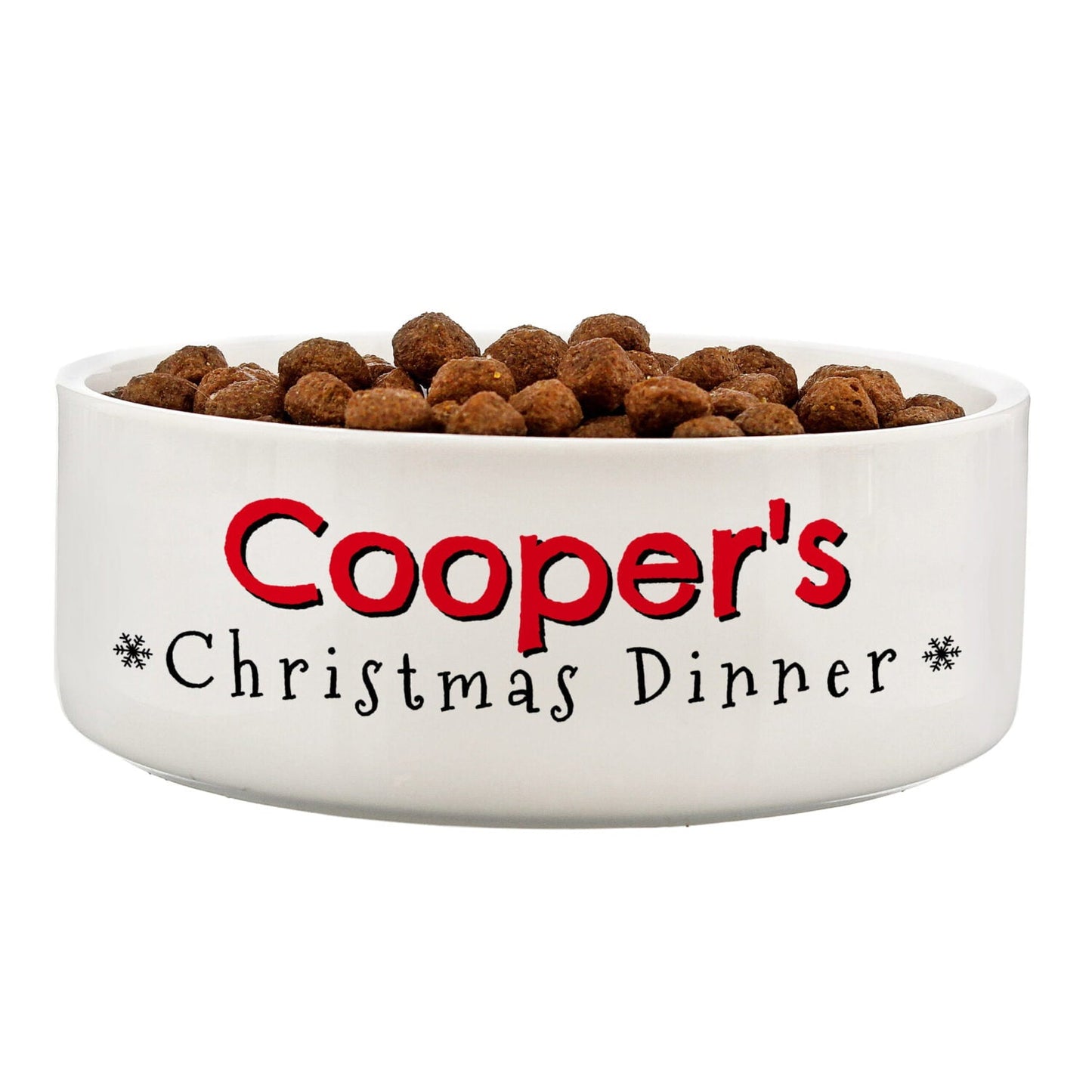 Personalised Christmas Dinner 14cm Medium Pet Bowl: 4 - Pet Products By Gift Moments