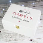 Personalised Christmas Eve White Wooden Box - Shop Keepsake Boxes At Gift Moments - 1
