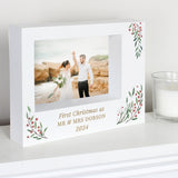 Personalised Christmas Foliage 5x7 Box Photo Frame: 3 - Photo Frames By Gift Moments