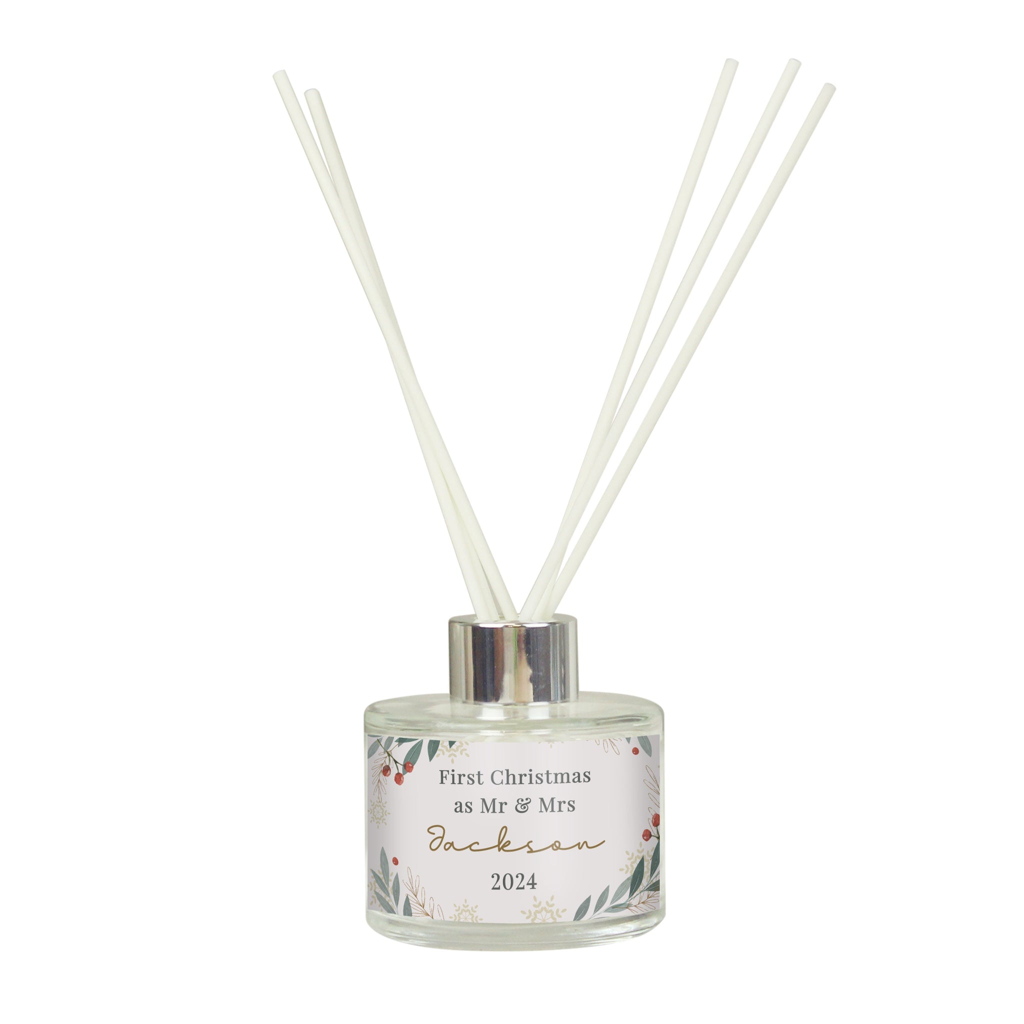Personalised Christmas Foliage Diffuser: 5 - Reed Diffusers By Gift Moments