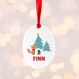 Personalised Fox Christmas Ornament: 4 - Christmas Decorations By Gift Moments