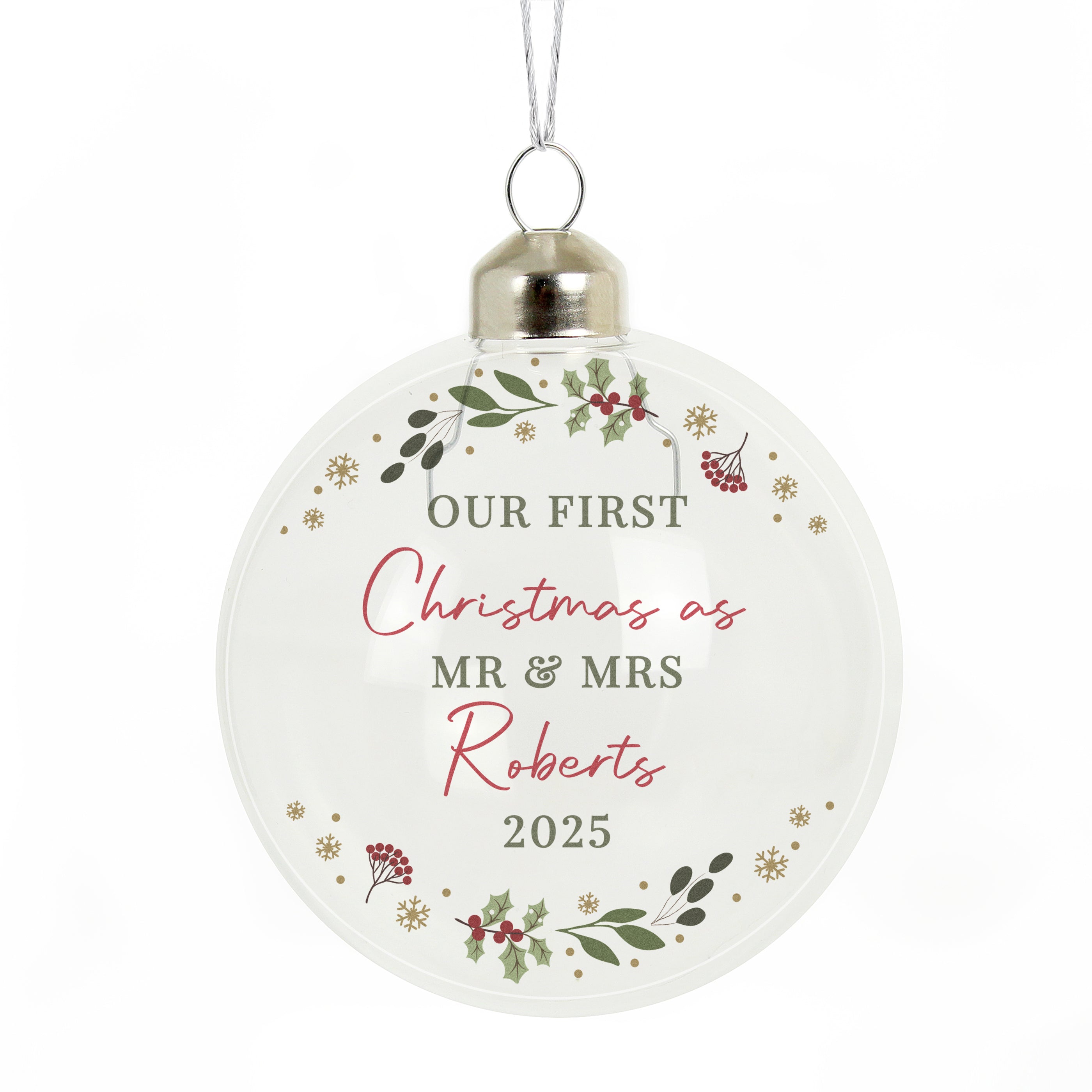 Personalised Christmas Glass Bauble - Shop Christmas Baubles At Gift Moments - 4