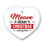 Personalised Christmas Heart Decoration: 2 - Christmas Decorations By Gift Moments