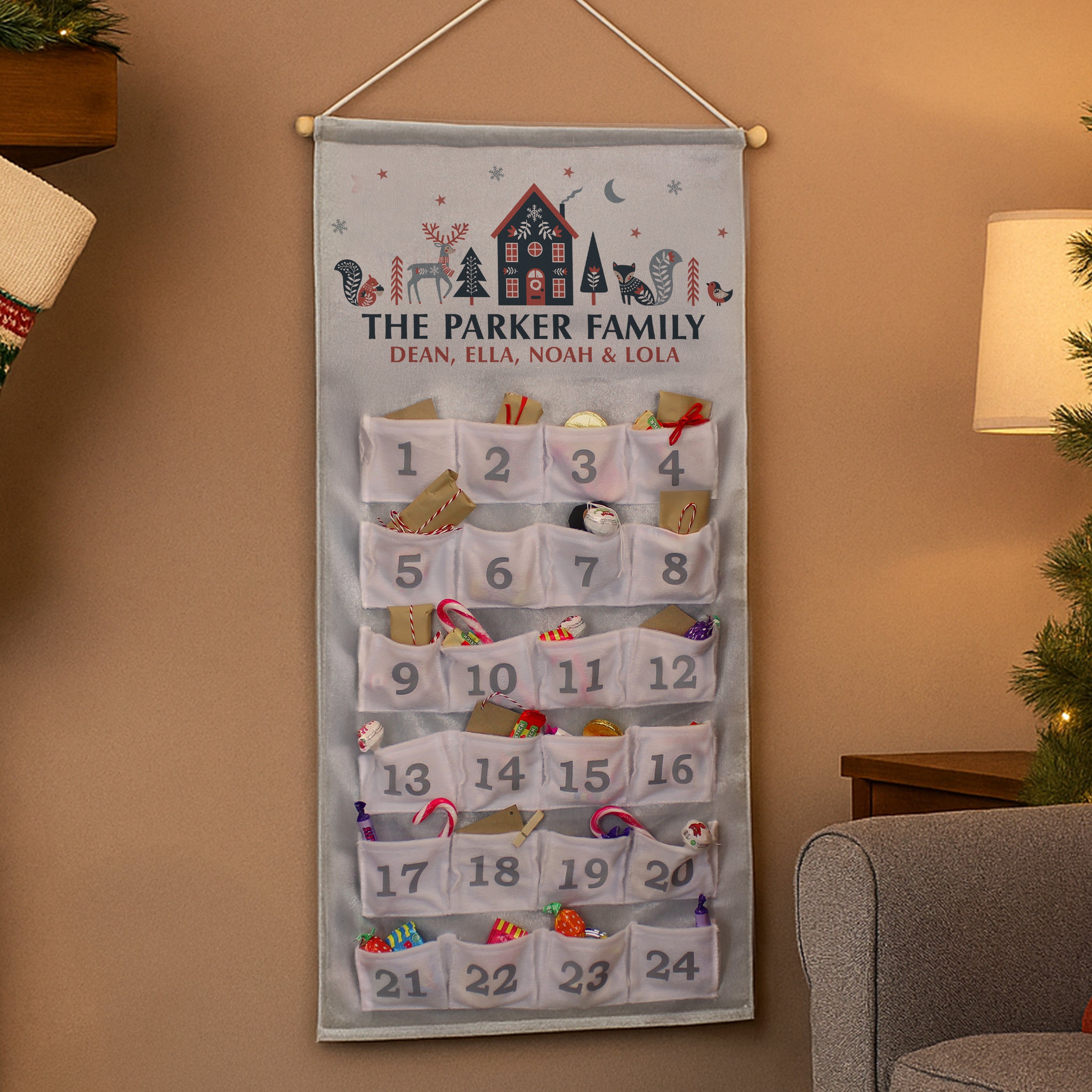 Personalised Christmas Home Advent Calendar - Shop Advent Calendars At Gift Moments - 4