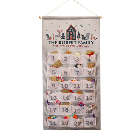Personalised Christmas Home Advent Calendar: 6 - Advent Calendars By Gift Moments