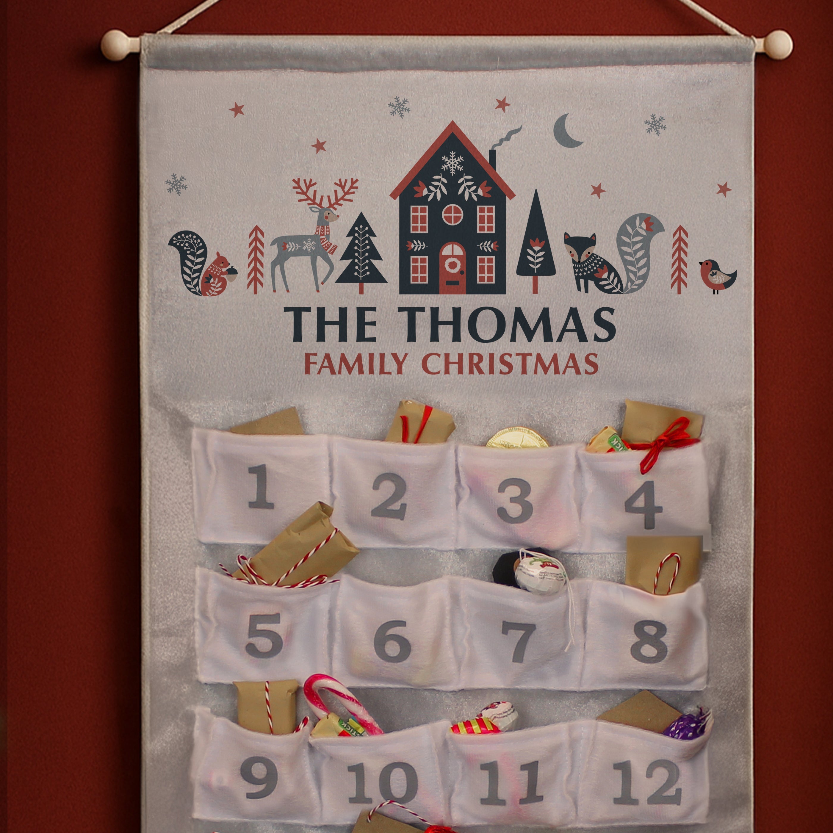 Personalised Christmas Home Advent Calendar - Shop Advent Calendars At Gift Moments - 2