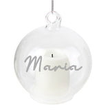 Personalised Christmas LED Candle Bauble: 4 - LED Lighting By Gift Moments