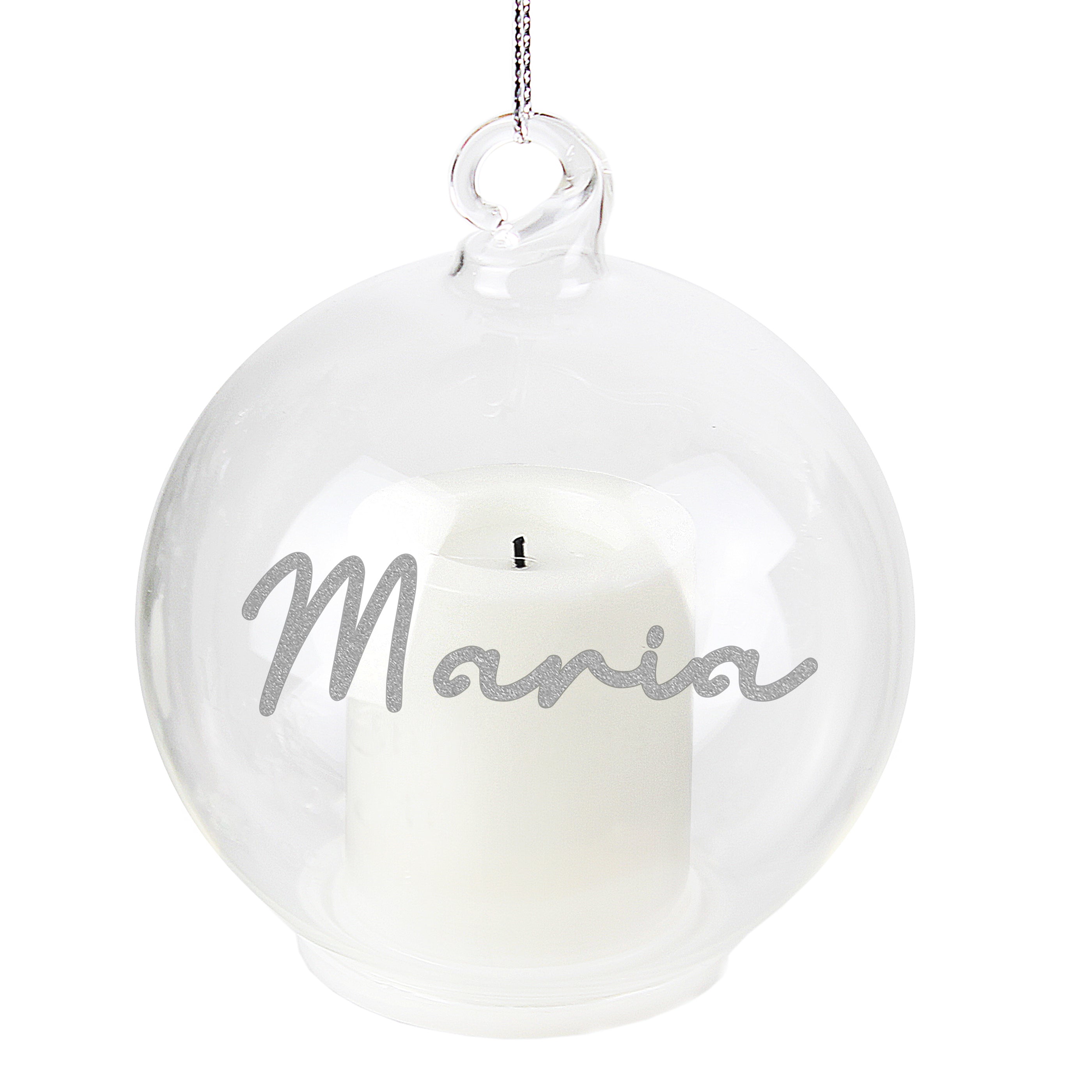 Personalised Christmas LED Candle Bauble - Shop LED Lighting At Gift Moments - 4