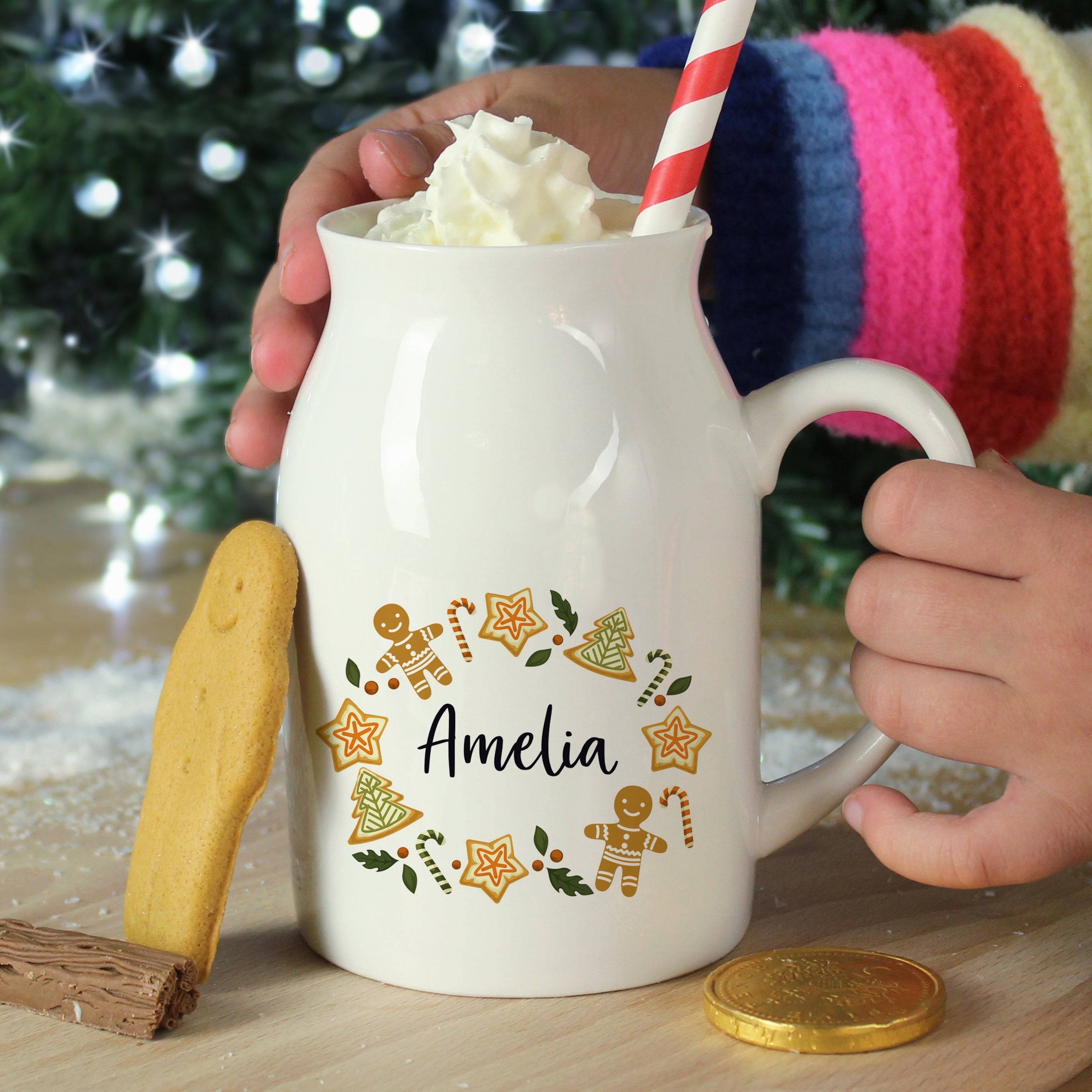 Personalised Christmas Milk Jug - Shop Mugs At Gift Moments - 2