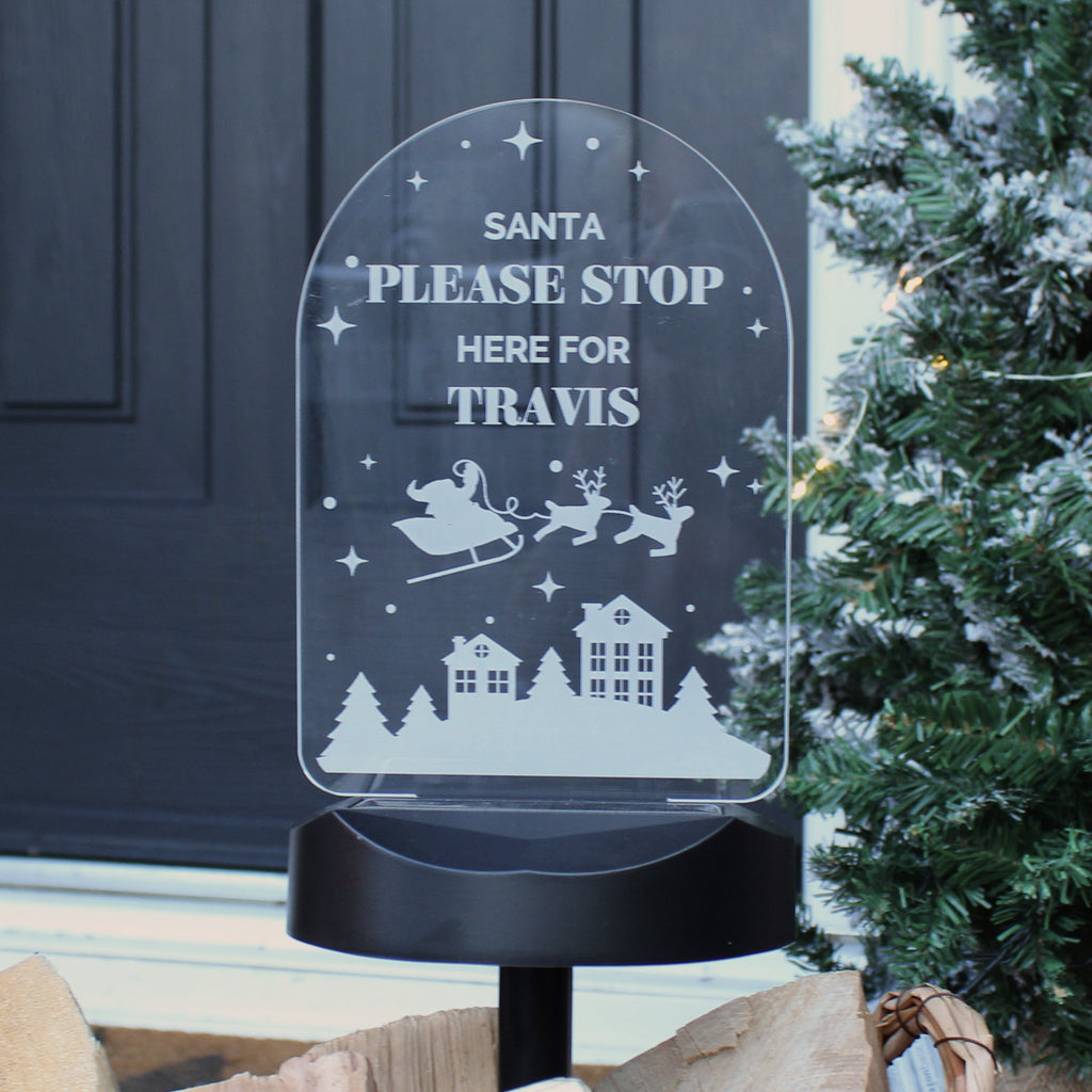 Personalised Christmas Outdoor Solar Light - Shop Solar Lights At Gift Moments - 5