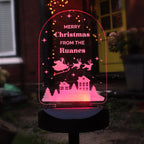 Personalised Christmas Outdoor Solar Light - Shop Solar Lights At Gift Moments - 2