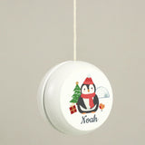 Personalised Christmas Penguin Wooden Yoyo: 4 - Toys By Gift Moments