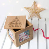 Personalised Christmas Photo Cube: 5 Photo Cubes By Gift Moments