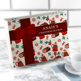 Personalised Christmas Present Tea Box Selection: 5 Tea Boxes By Gift Moments