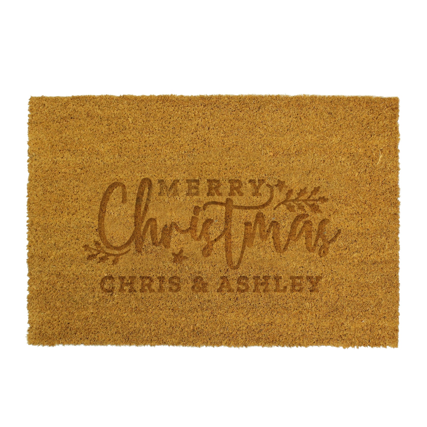 Personalised Christmas Rectangle Indoor Doormat: 5 - Doormats By Gift Moments