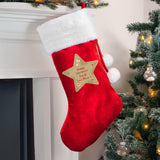 Personalised Christmas Red Stocking: 1 - Christmas Stockings By Gift Moments