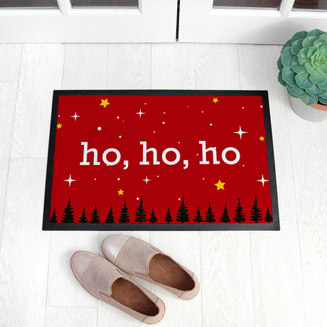 Personalised Christmas Scene Door Mat: 4 - Doormats By Gift Moments