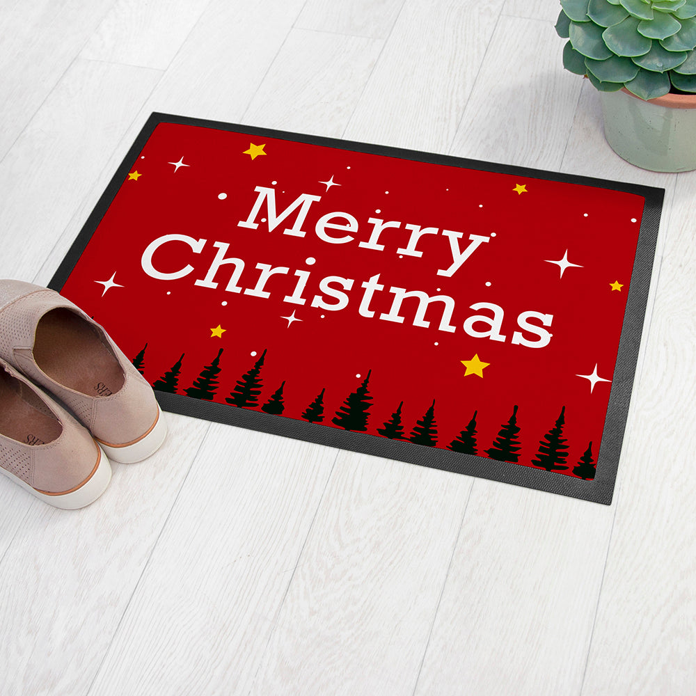 Personalised Christmas Scene Doormat: 5 - Doormats By Gift Moments