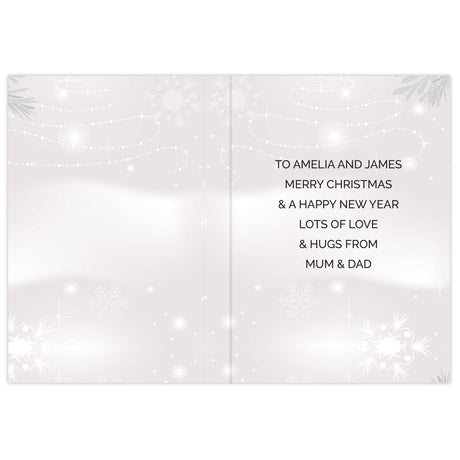 Personalised Christmas Snow Globe Card: 5 - Greeting Cards By Gift Moments