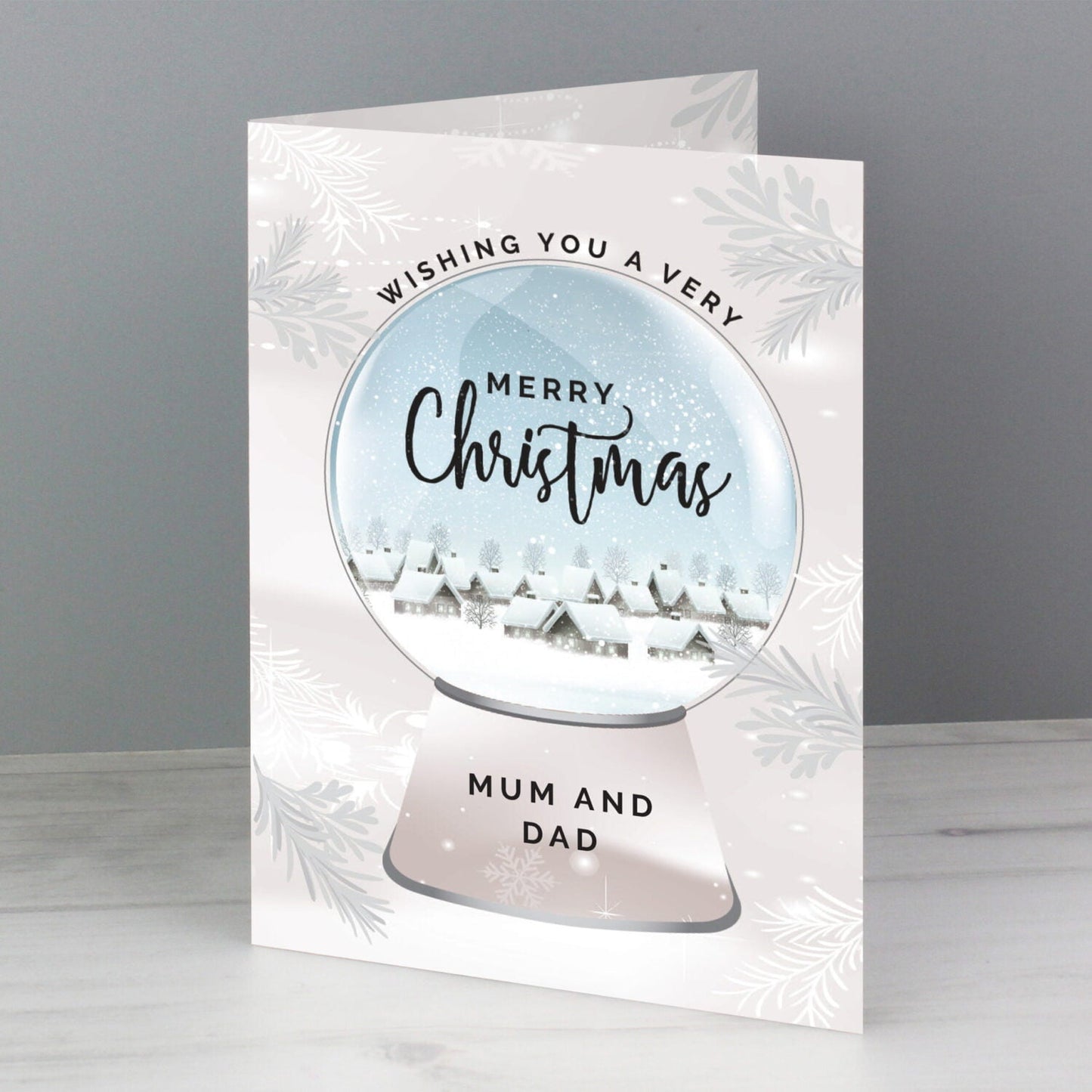 Personalised Christmas Snow Globe Card: 2 - Greeting Cards By Gift Moments