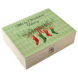 Personalised Christmas Stockings Tea Box Selection: 7 Tea Boxes By Gift Moments