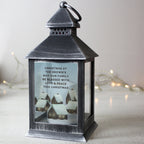 Personalised Christmas Town Black Lantern - Shop LED Lighting At Gift Moments - 2