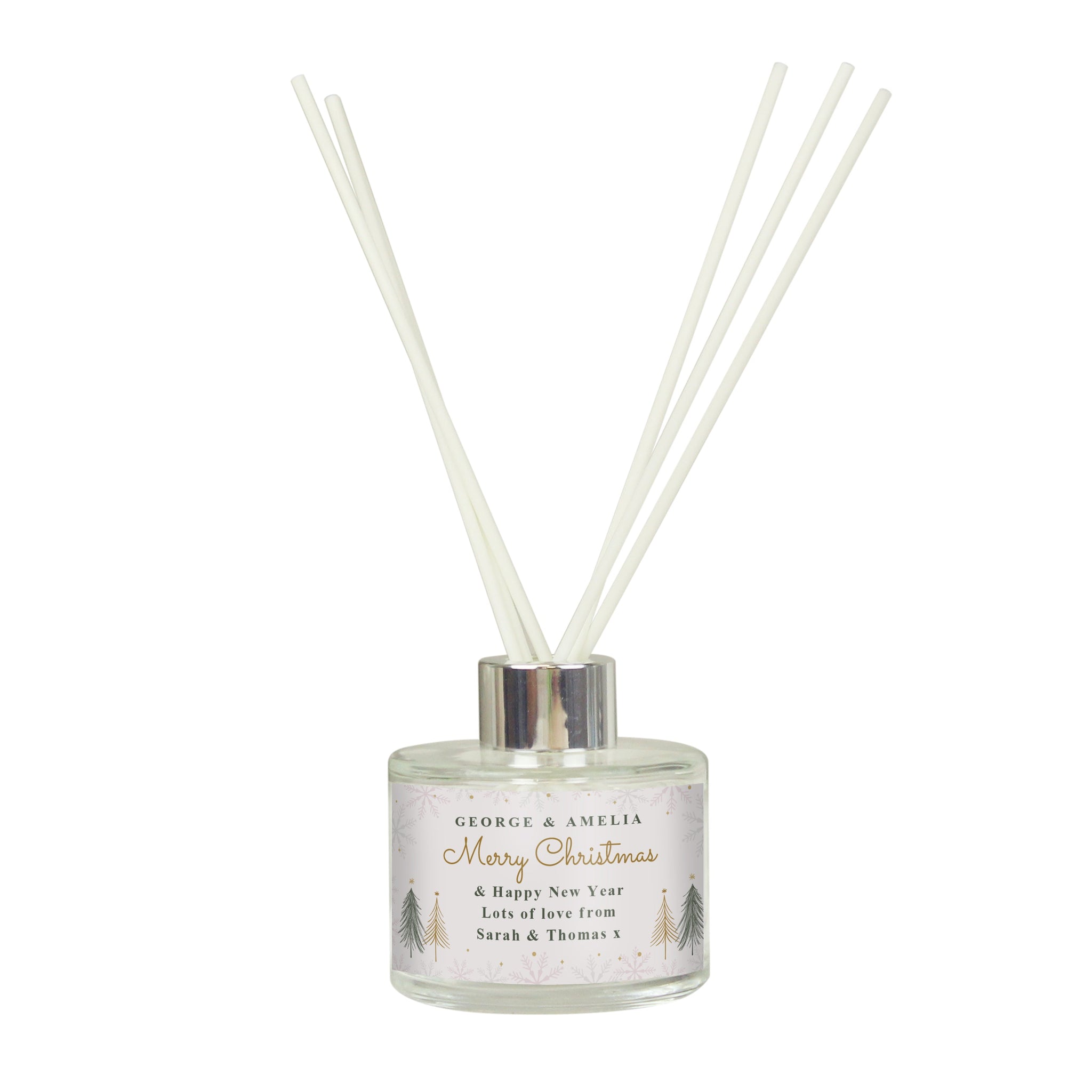 Personalised Christmas Tree Diffuser: 5 - Reed Diffusers By Gift Moments