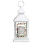 Personalised Christmas White LED Lantern - Shop LED Lighting At Gift Moments - 2