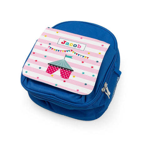 Personalised Circus Themed Blue Lunch Bags: 7 - Lunch Boxes & Bags By Gift Moments
