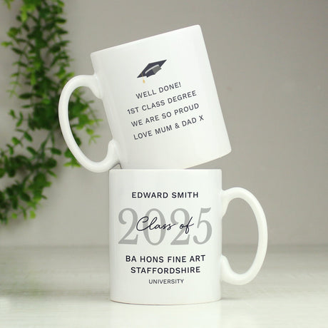 Personalised Class of Graduation Mug: 2 - Mugs By Gift Moments
