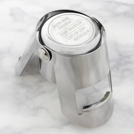 Personalised Classic Bottle Stopper: 2 - Barware By Gift Moments