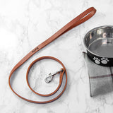 Personalised Brown Leather Dog Lead: 2 - Large - Pet Products By Gift Moments