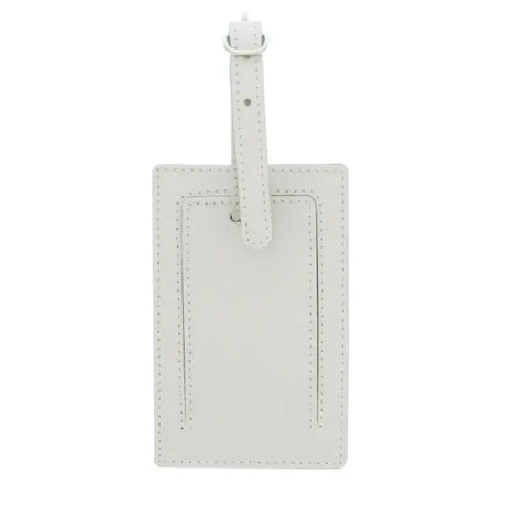 Personalised Classic Initials Cream Luggage Tag: 5 - Luggage Tags By Gift Moments