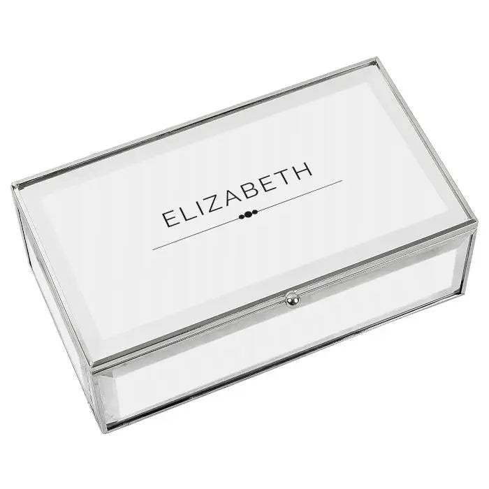 Personalised Classic Mirrored Jewellery Box - Shop Jewellery Boxes At Gift Moments - 6