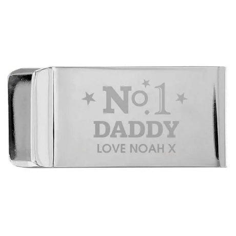 Personalised Classic Money Clip: 4 - Wallets & Money Clips By Gift Moments